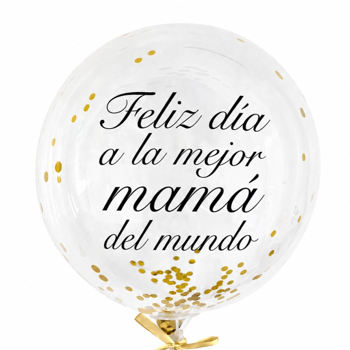 Globo de silicona personalizado texto - negro 