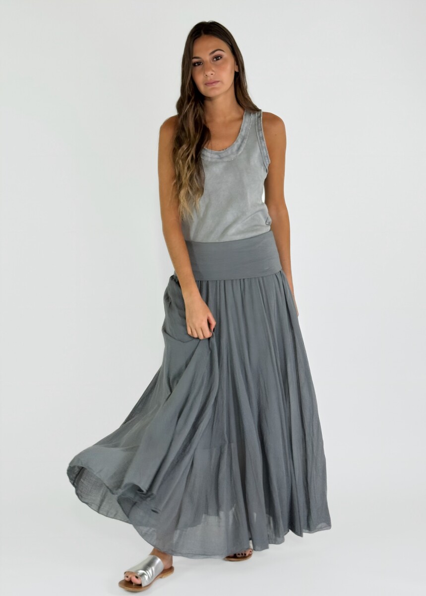 POLLERA BRENTA - GRIS 