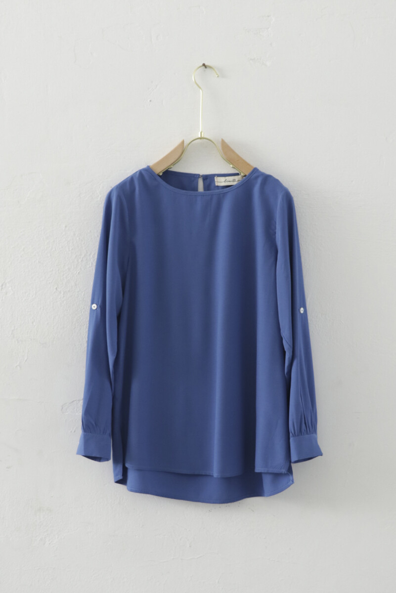 BLUSA A LA BASE - AZUL 