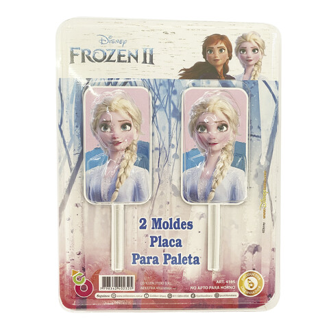 Molde X2 Chupetin Cotillón Frozen Elsa U