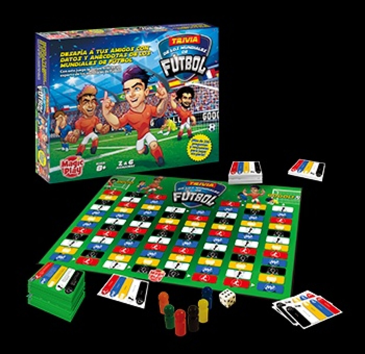 TRIVIA DE LOS MUNDIALES DE FUTBOL - AZUL 