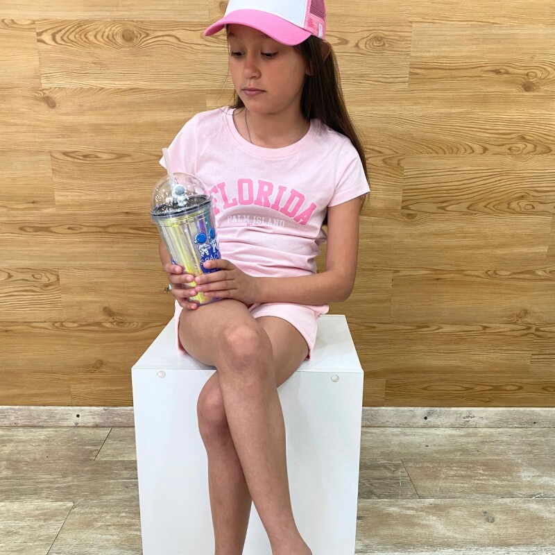 Remera California N+ Girls Rosa