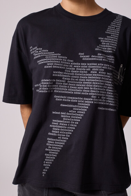 T-SHIRT CAFIL DIXIE Negro