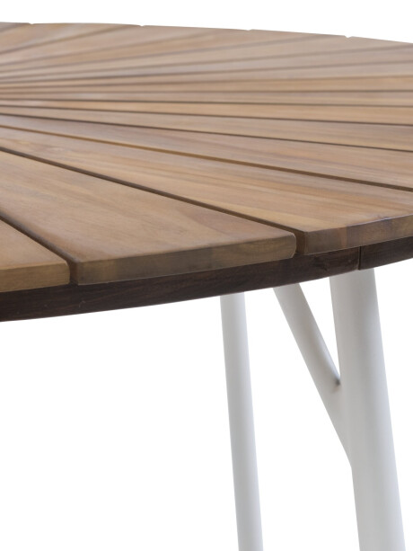 Mesa de jardín BASTRUP Ø120 mad dura/blanco Mesa de jardín BASTRUP Ø120 mad dura/blanco