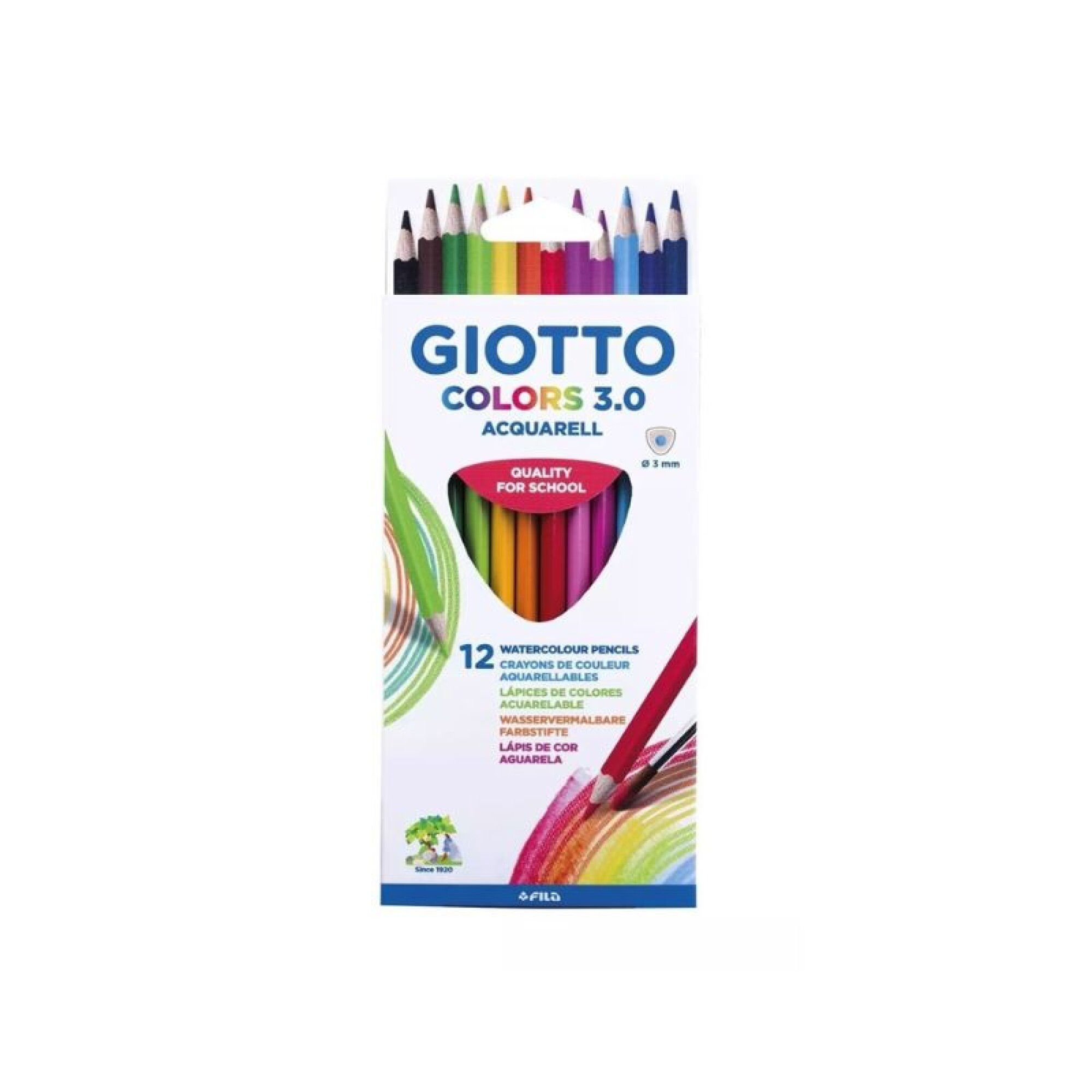 Lapices Pastel Oleo Maxi 24 Colores Giotto