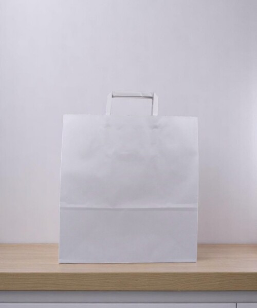 Bolsa lisa acuario 30x12x32 cm BLANCO