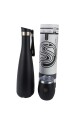 Termo Vacumm Cola De 750ml + Mate De Acero Inox De 240ml Negro