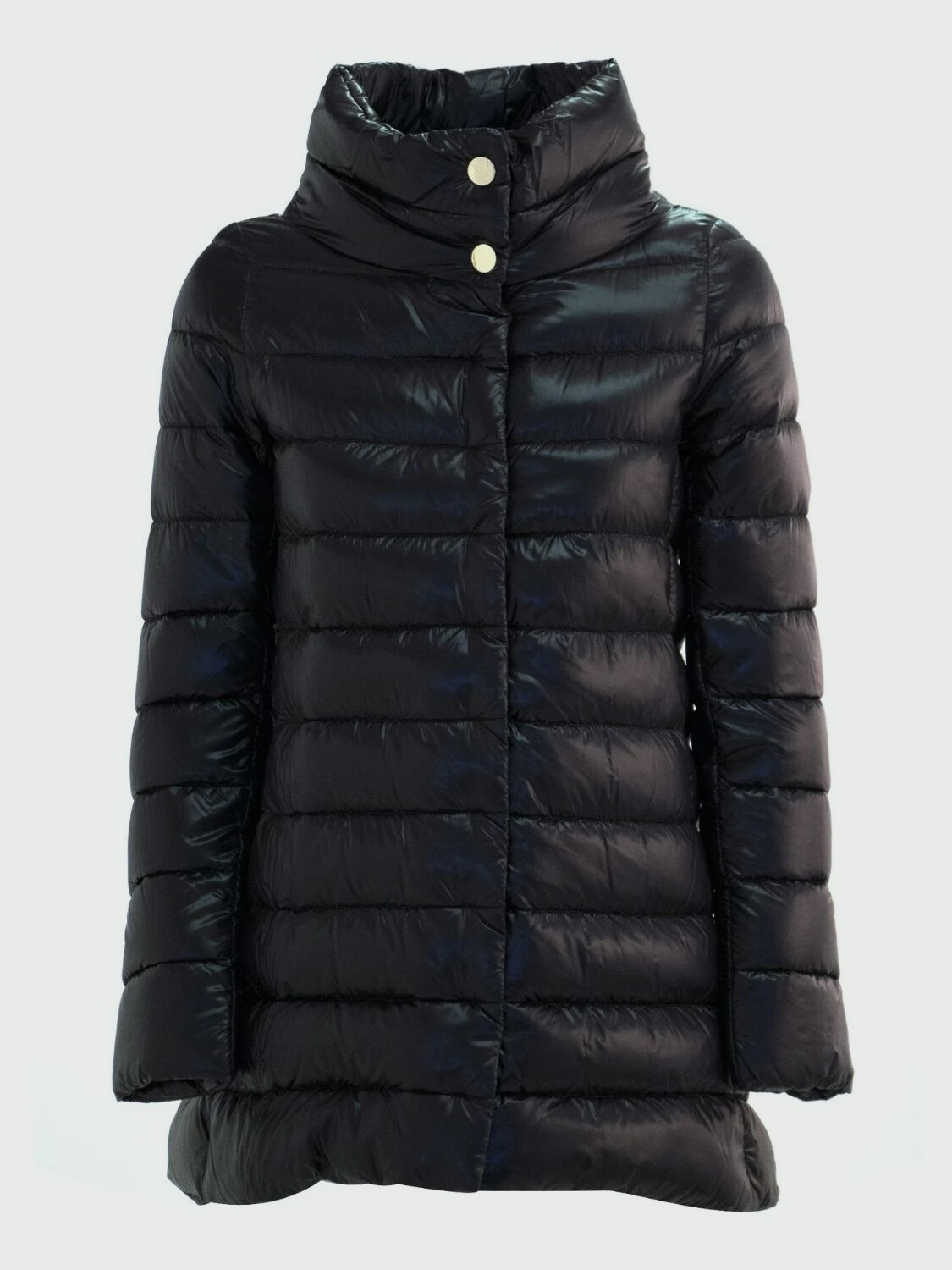 Herno-Chaqueta de nylon rellena de plumas, Amelia Azul