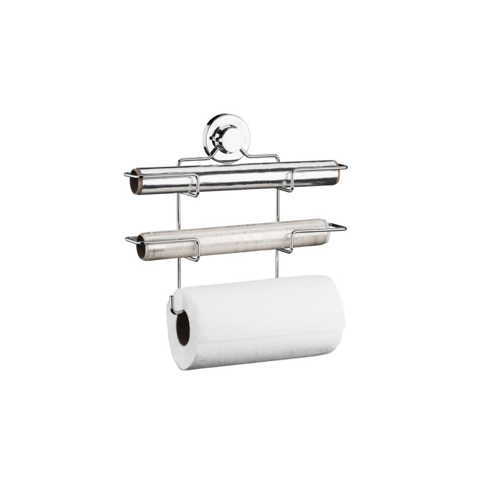 SOPORTE PARA ROLLO TRIPLE CON VENTOSA Soporte Para Rollo Triple Con Ventosa
