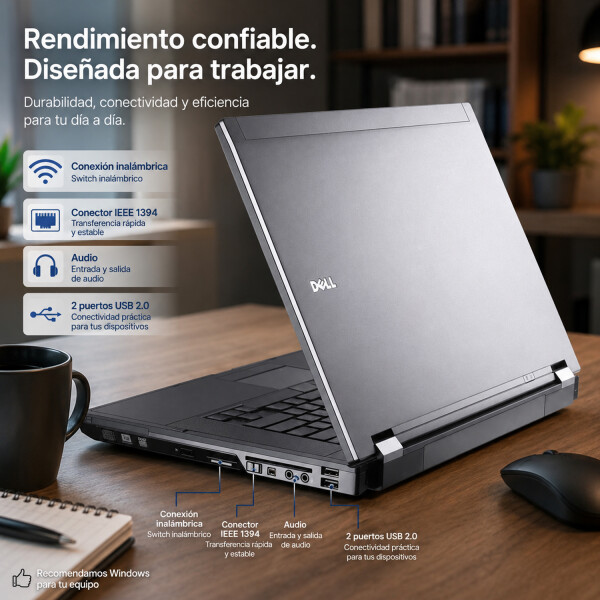 Notebook Dell Latitude E6510 I3 2gb 250gb 14" NOTEBOOK RFPL DELL E6510 I3/2/250/14"