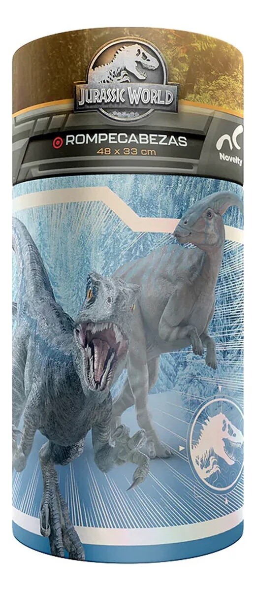 Rompecabezas Jurassic World Cilindro 60 Piezas 