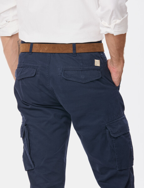 PANTALON CARGO Azul