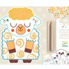 Láminas para colorear con lápiz mágico Oveja