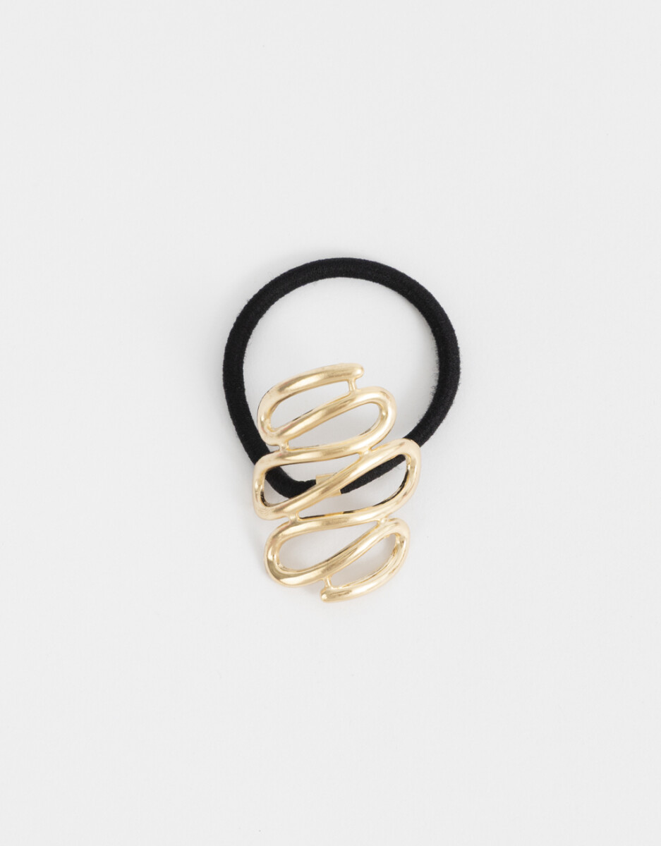 Gomita Elástica Cuff Dorado 