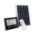 Foco Solar Reflector Led 50w Panel Exterior Jardin Luz Fria Variante Color Negro
