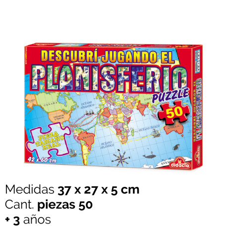 Maxi Puzzle El Planisferio Unica