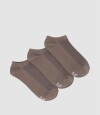 Nuevo pack x 3 deportiva colores lisos Marron