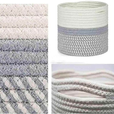 Canasto Seamix 30 cm Gris