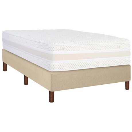 SOMMIER 2 PLAZAS RESORTES POCKET DENSIDAD SIMPHONY