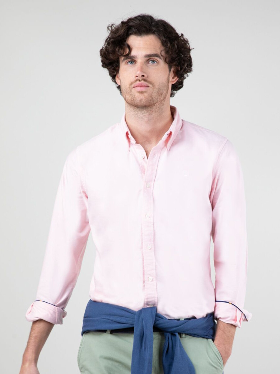 Camisa Oxford - Rosada 