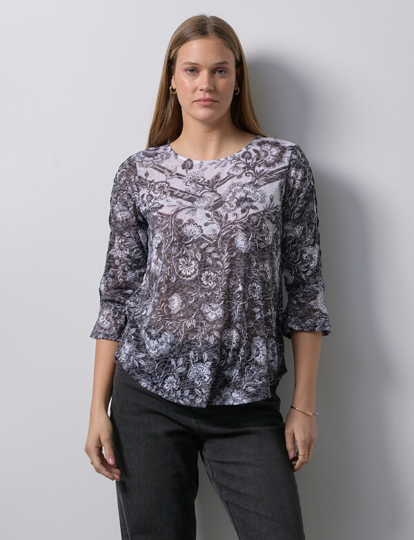 Blusa Calada GRIS/MULTI
