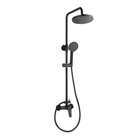 Griferia BARRAl DE DUCHA EN NEGRO MATE - DE AC INOX NEGRO