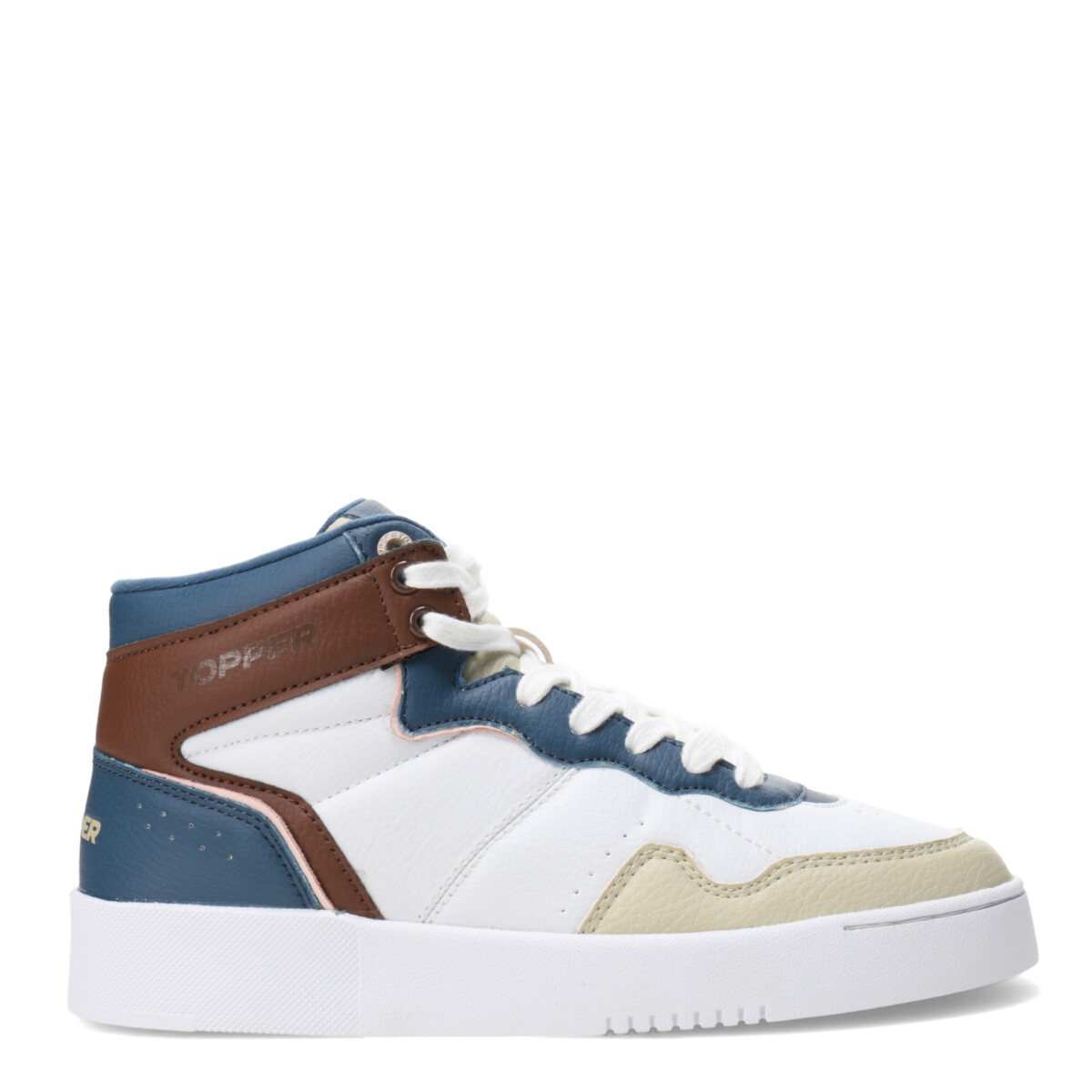 Championes de Mujer Topper Terre Mid Topper - Blanco - Azul - Beige 