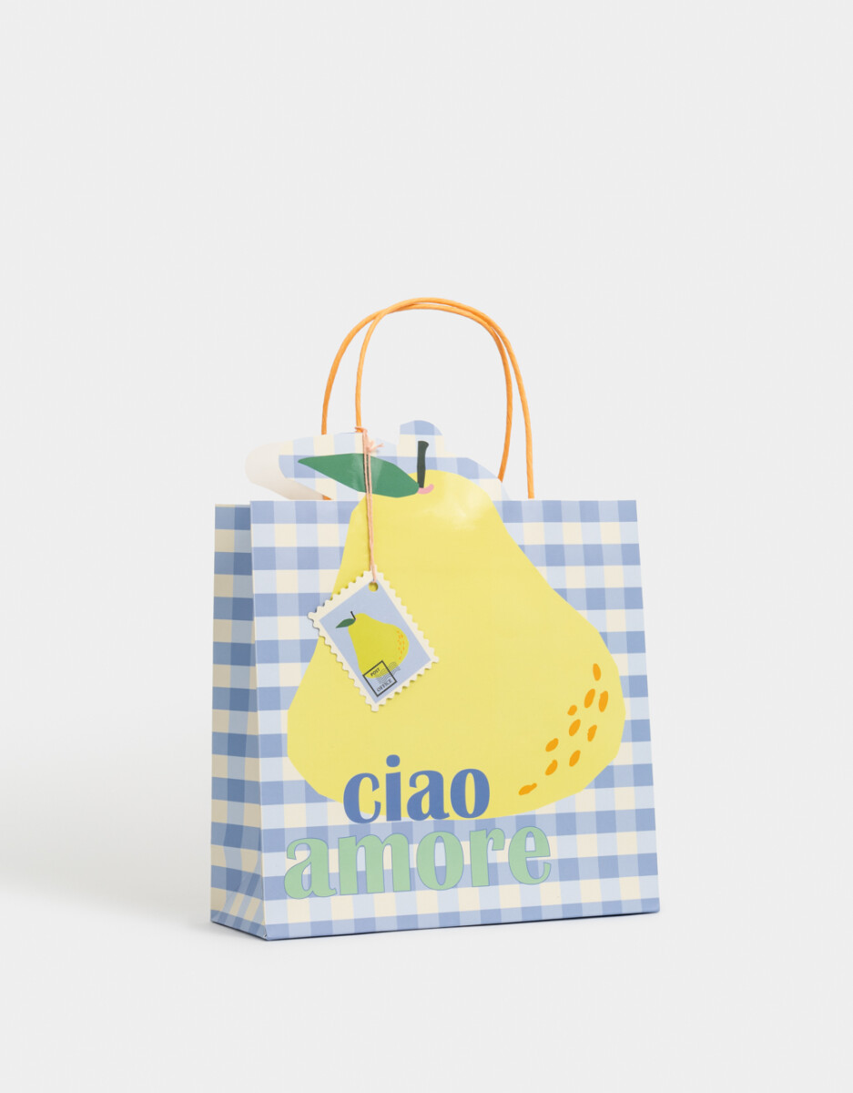 Bolsa De Regalo Mediana "ciao Amore" 