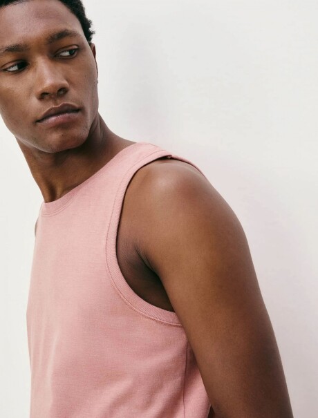 MUSCULOSA BÁSICA WORLD ROSADO