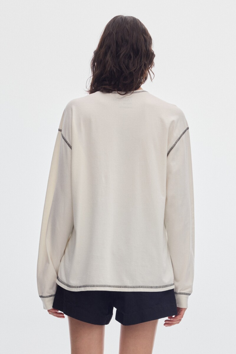 T-shirt Tom Offwhite
