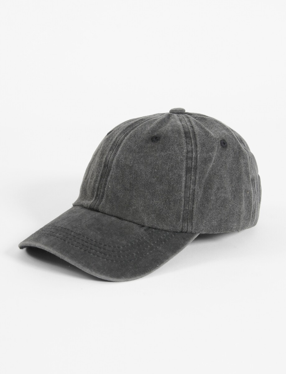 Cap washed - negro 