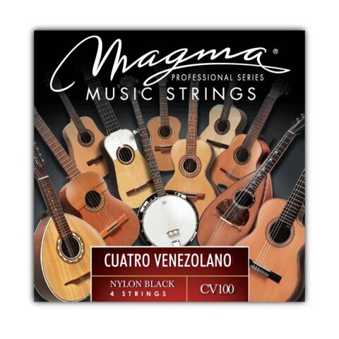 Cuerdas MAGMA CUATRO VENEZOLANO Black Nylon CV100 Cuerdas MAGMA CUATRO VENEZOLANO Black Nylon CV100