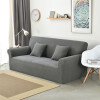 Funda sillón 2 cuerpos lisa gris