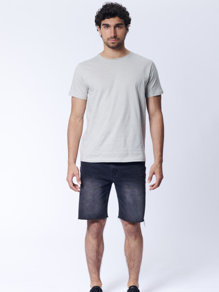 Remera slub Beige