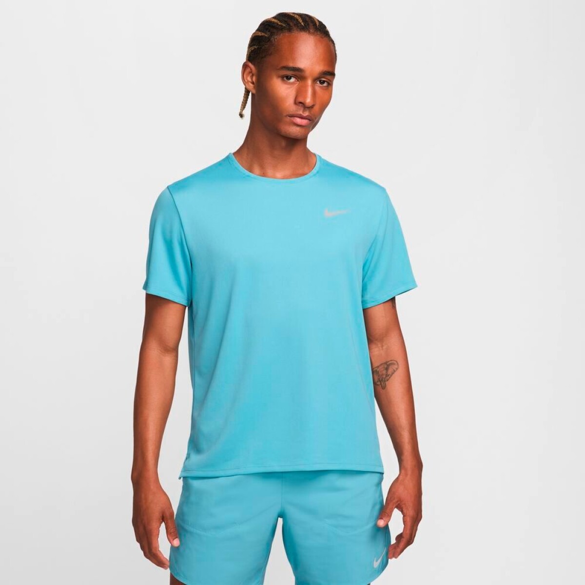 Remera Nike Dri-Fit Uv Miler de Hombre - Azul 