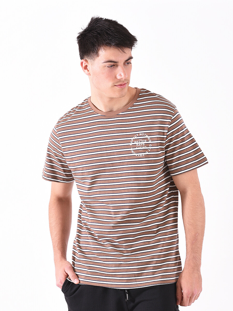 REMERA JUANPE - MARRON 