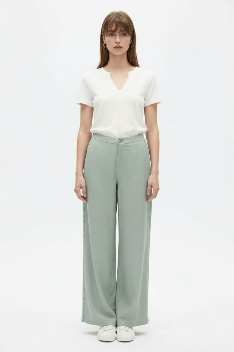 Pantalon Ispane - Verde Azulado 