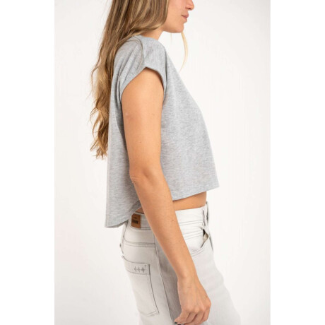 Remera Algod0n Gris