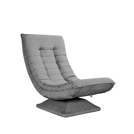 Sillón Reclinable 1 Cuerpo Giratorio 360º Nobby Gris