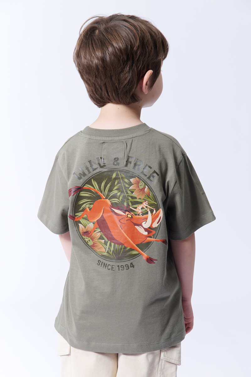 Remera Algodón Pumba Verde