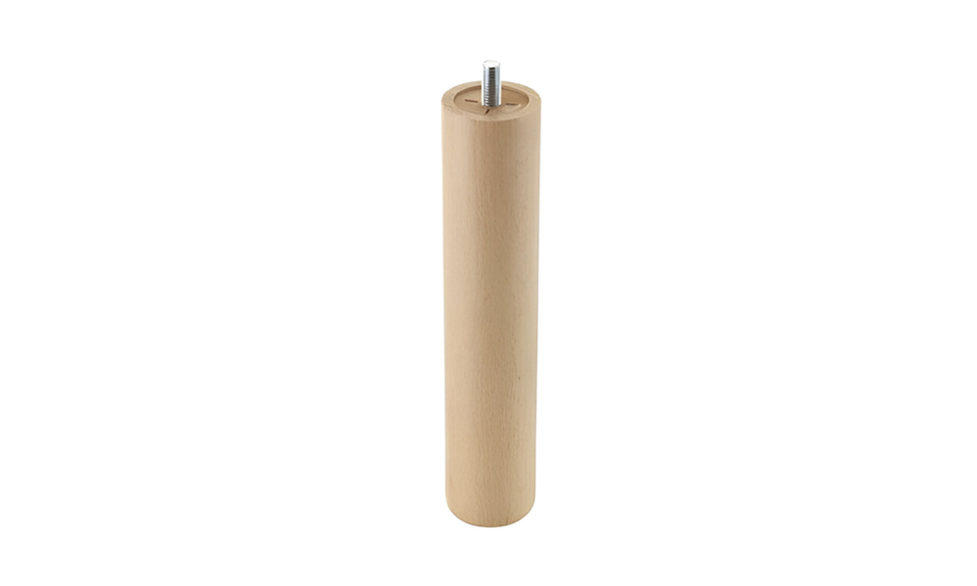 Pata De Madera Para Mueble Cilindrica 