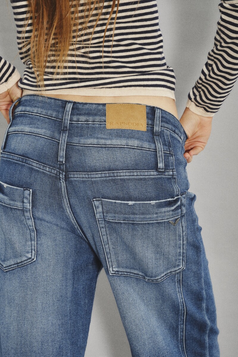 Jean Tomboy Blue Azul