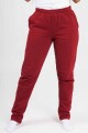 PANTALON HERING UNISEX RECTO C/FELPA E50A Rojo