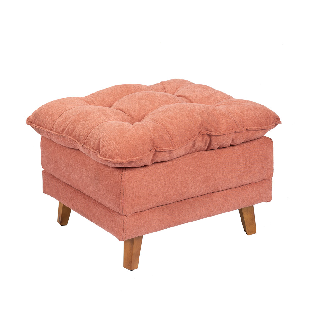 Butaca Reclinable 1 Cuerpo + Puff Living - Montreal Terracota