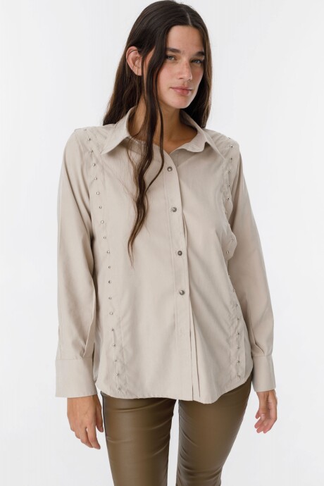 Camisa Walla Lisa Beige
