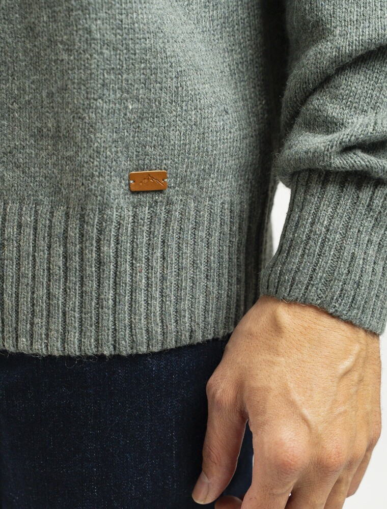 Buzo Shetland Musgo Melange