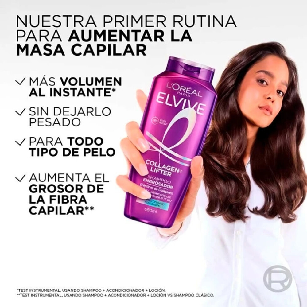 ELVIVE SHAMPOO COLLAGEN LIFTER 370ML única
