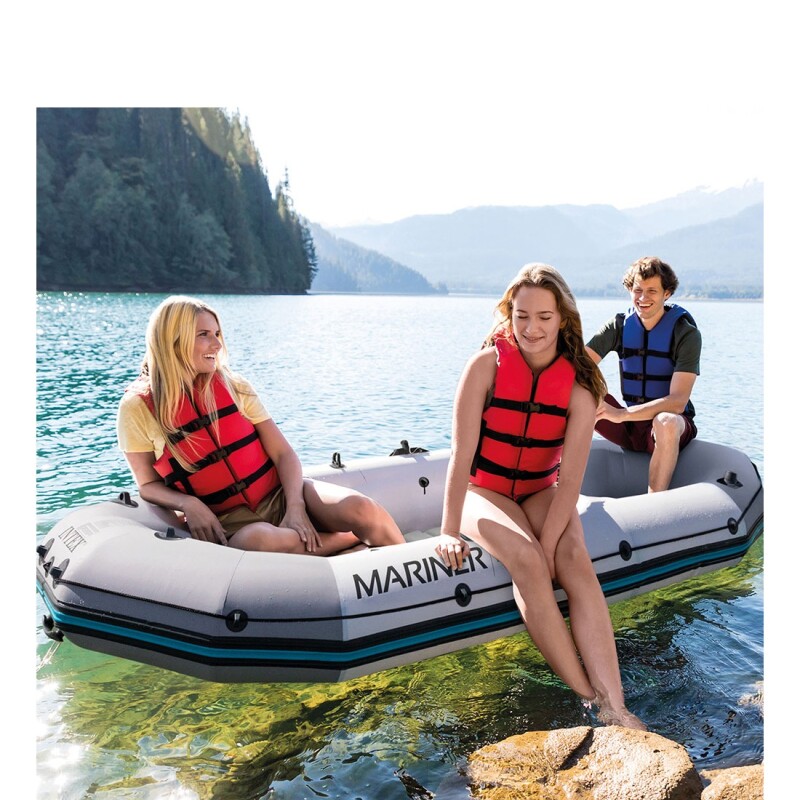 INTEX BOTE GOMÓN INFLABLE MARINER 3 PERSONAS SET Intex Bote Gomón Inflable Mariner 3 Personas Set
