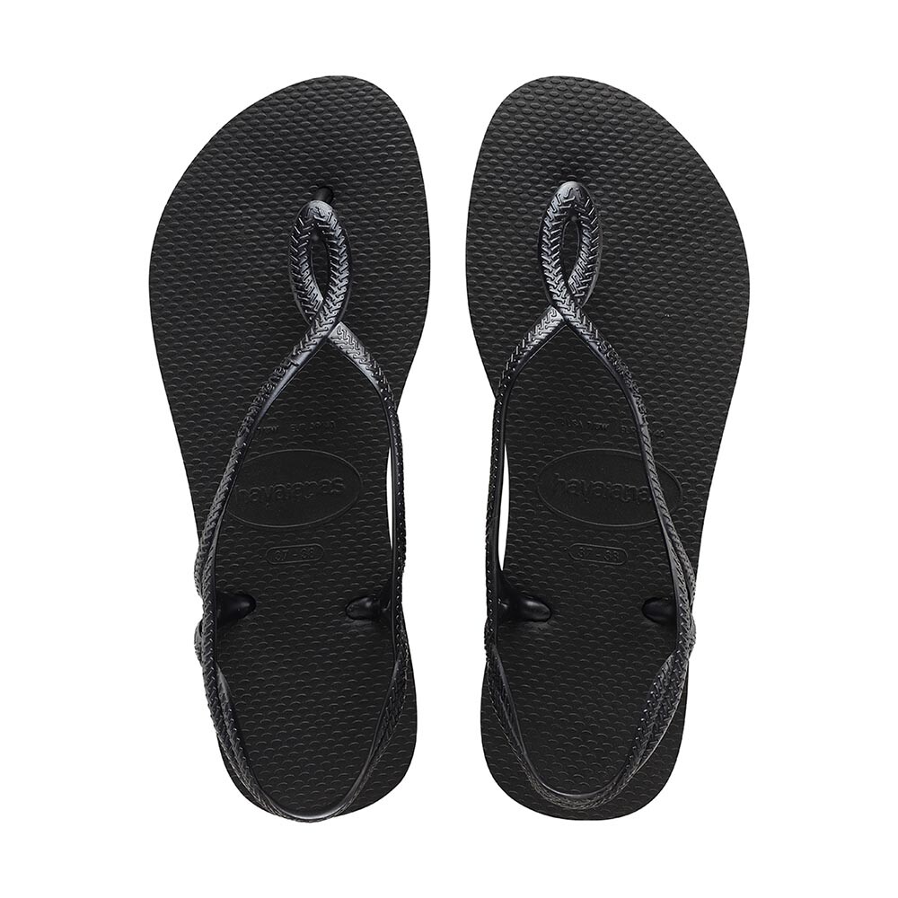 Sandalias Havaianas Luna FC Mujer Negro