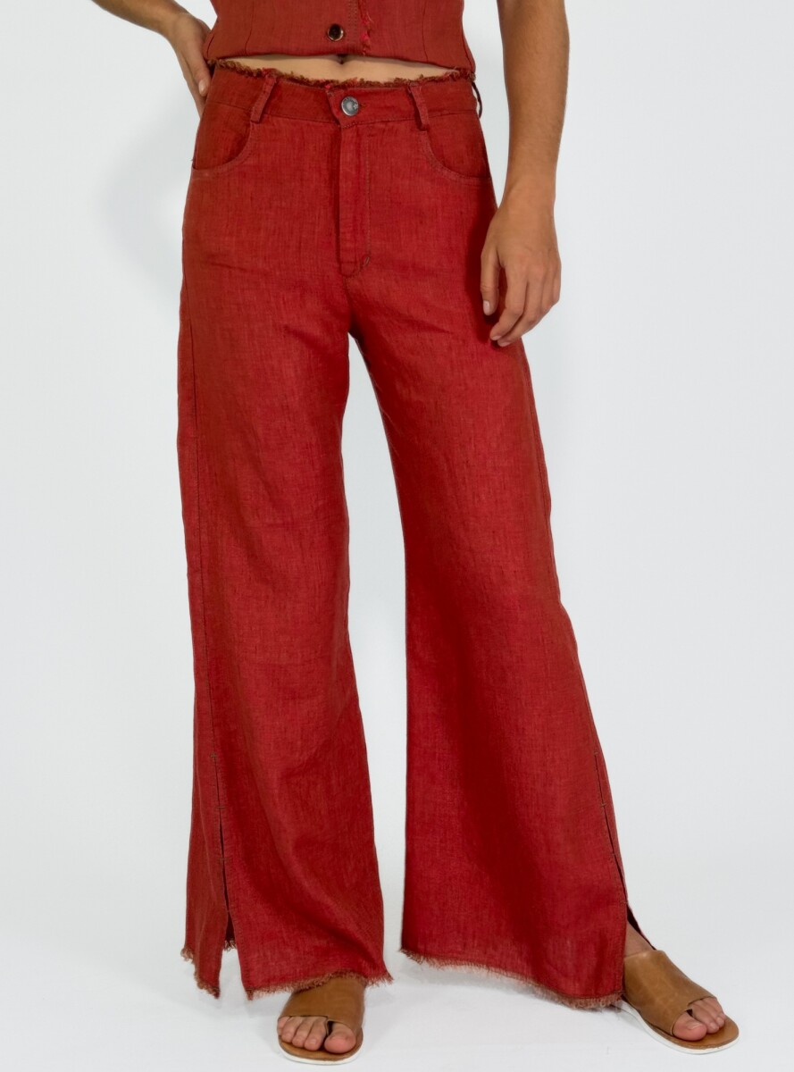 PANTALON NIZA - TERRACOTA 